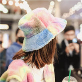 Fabulously Fluffy Tie-Dye Bucket Hat